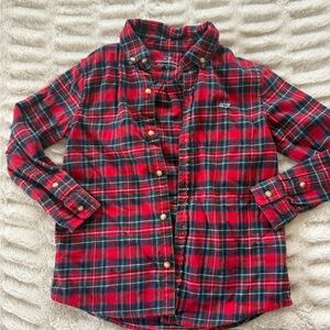Boys Vineyard Vines Plaid Red Flannel
